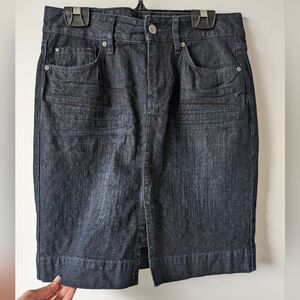 Jacob Dark Wash Denim Jean Skirt Sz 3/4